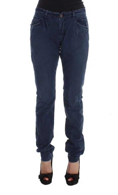 Costume National C'n'c   Cotton Blend  Jeans In Blue