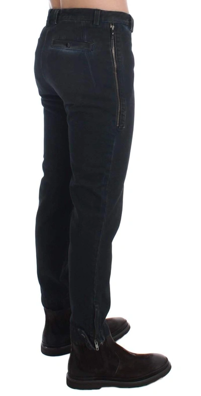 Costume National C'n'c   Cotton Slim  Jeans In Blue