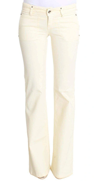 Costume National C'n'c   Cotton Stretch Flare Jeans In White