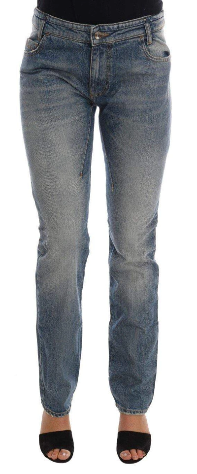 Costume National Blue Cotton Stretch Denim Jeans