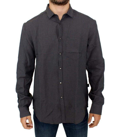 Costume National C'n'c   Linen Casual Shirt In Gray