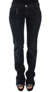 Costume National Chic Blue Slim Fit Denim Delight In Blue