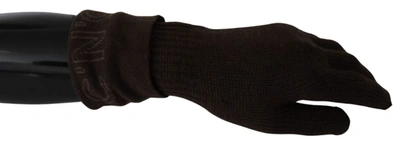 COSTUME NATIONAL C’N’C   WOOL KNITTED ONE SIZE WRIST LENGTH GLOVES