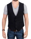 COSTUME NATIONAL C’N’C  STRIPED COTTON CASUAL VEST