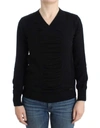 Costume National Elegant V-neck Lightweight Sweater In Black