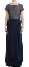 Cote Co|te Multicolor Short Sleeve Doris Long Women's Dress In Multicolor