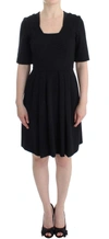 Cote Co|te Elegant Black Short Sleeve Venus Women's Dress In Black