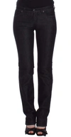 Ermanno Scervino Women  Slim Jeans Denim Pants Skinny Leg Stretch In Black