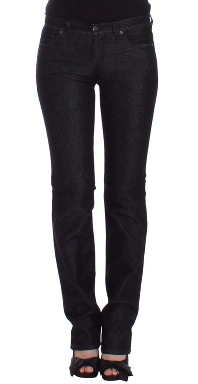 Ermanno Scervino Women  Slim Jeans Denim Pants Skinny Leg Stretch In Black