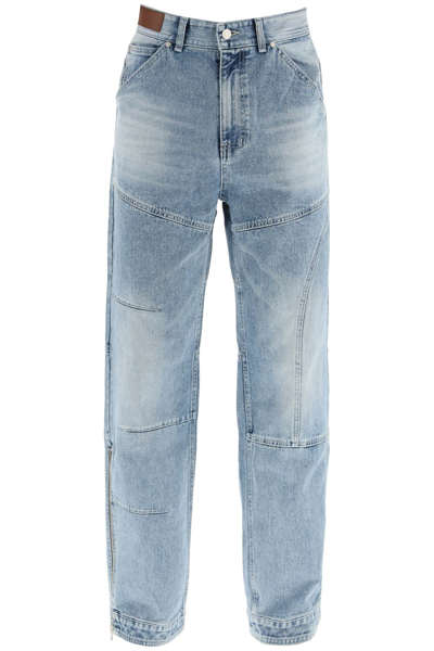 Andersson Bell Jeans With Ankle Zipper In Light Blue