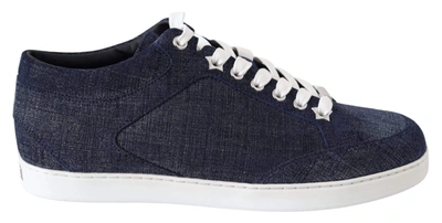 Jimmy Choo Miami Blue Denim Trainers