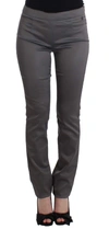 John Galliano Gray Slim Fit Pants In Gray