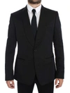 Dolce & Gabbana Tailored Button-front Blazer In Black
