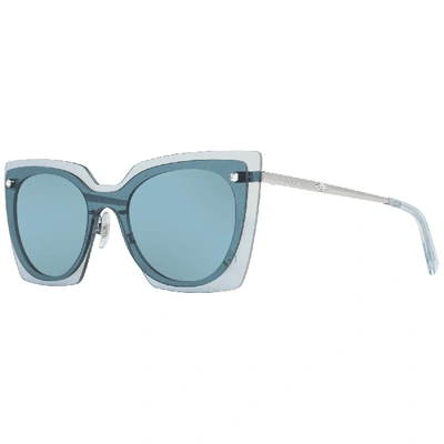 Swarovski Sk0201 Cat Eye  Sunglasses In Blue