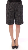 Dolce & Gabbana Gray Wool Shorts Pants In Gray