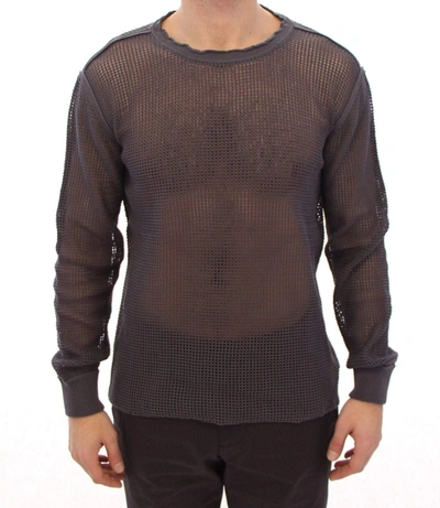 Dolce & Gabbana Purple Runway Netz Pullover Netted Sweater