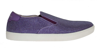 DOLCE & GABBANA PURPLE STRASS CANVAS LOGO SNEAKERS