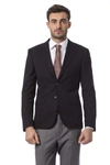 Billionaire Italian Couture Billionaire Italian Two Buttons Couture Blazer In Black