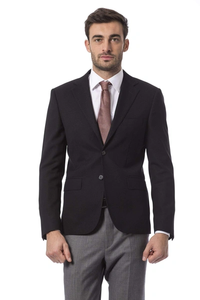 Billionaire Italian Couture Billionaire Italian Two Buttons Couture Blazer In Black