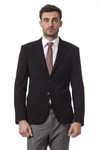 Billionaire Italian Couture Billionaire Italian Two Buttons Couture Blazer In Black