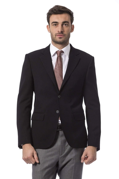 Billionaire Italian Couture Billionaire Italian Two Buttons Couture Blazer In Black