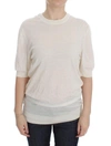 Dolce & Gabbana Elegant White Cashmere Sweater In White