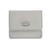 DOLCE & GABBANA WHITE DAUPHINE LEATHER CASE WALLET
