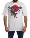 Dolce & Gabbana White Leopard Royal Top T-shirt In White