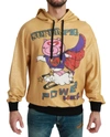 Dolce & Gabbana Gold Pig Of The Year Hooded Sweater In Gold