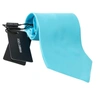 Dolce & Gabbana Light Blue Wide Mens Necktie Accessory 100% Silk Tie In Blue