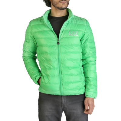 Ea7 Long Sleeve Jackets In Green