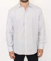 ERMANNO SCERVINO MEN   STRIPED REGULAR FIT CASUAL SHIRT