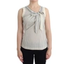 Ermanno Scervino Women   Beachwear Striped Top Blouse In White