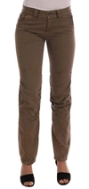 Ermanno Scervino Women   Cotton Casual Slim Fit Pants In Brown
