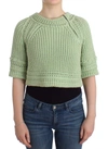 ERMANNO SCERVINO WOMEN   CROPPED KNIT SWEATER