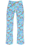 Collina Strada Blue Floral Lounge Pants In Multicolor