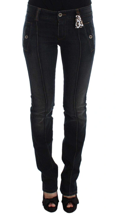 ERMANNO SCERVINO WOMEN   WASH COTTON SLIM FIT JEANS