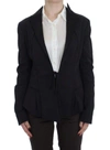 Exte Stretch Single Breasted Blazer Jacket In Black