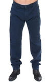 Gf Ferre' Stretch Straight Fit Pants Chinos In Blue