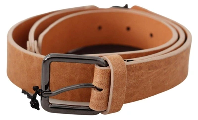 Costume National Light Brown Genuine Leather Belt