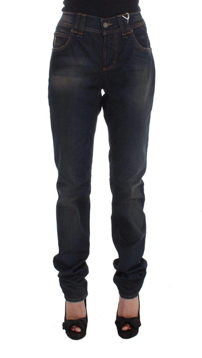 John Galliano Boyfriend Fit Jeans In Blue