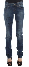 John Galliano Slim Fit Jeans In Blue