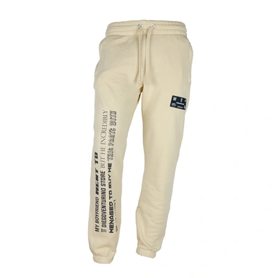 Diego Venturino Printed Zip Closure  Jeans & Pant In Beige