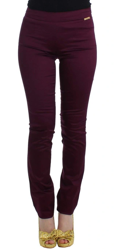 John Galliano Purple Slim Fit Pants