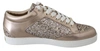 JIMMY CHOO MIAMI BALLET PINK LEATHER SNEAKERS