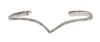 Nialaya Skyfall Cz 925 Silver Bangle Bracelet In Silver