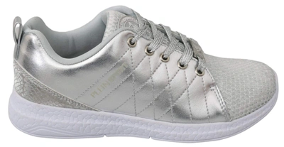 Philipp Plein Gisella Silver Polyester Trainers Shoes
