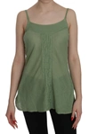 Pink Memories Silk Spaghetti Strap Tank Top Blouse In Pink