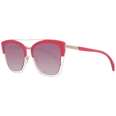 Police Pl618  Gradient Butterfly Sunglasses In Pink