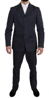 ROMEO GIGLI TWO PIECE 3 BUTTON COTTON  SOLID SUIT